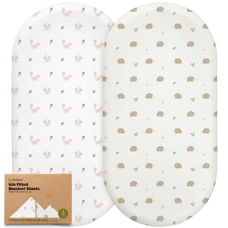 Limited Stock – Get Yours Before It's Gone 2-Pack Isla Fitted Bassinet Sheets (Nibbles/Bruce) Limited Stock – Get Yours Before It's Gone 2-Pack Isla Fitted Bassinet Sheets (Nibbles/Bruce)