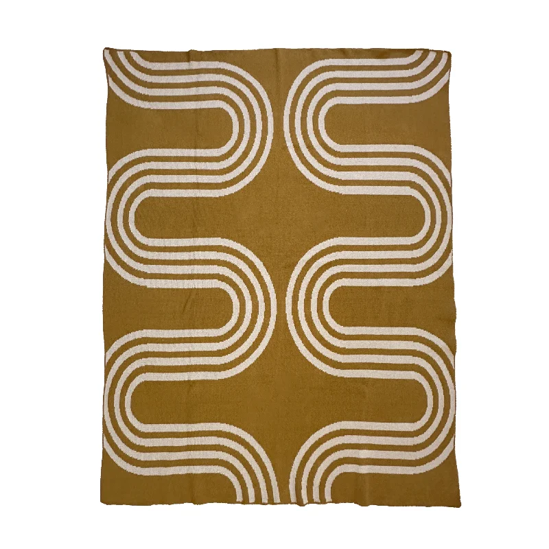 Weekend Savings Extravaganza 78th Street Throw in Ochre