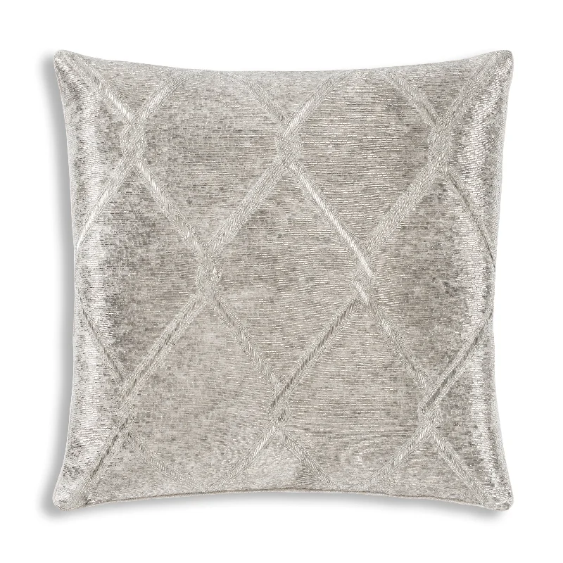 Buy More, Save More Akai Silver Beaded Pillow