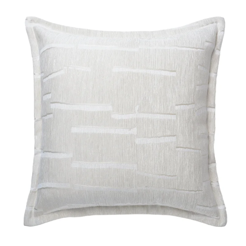 Limited Edition Alina White Textured Pillow