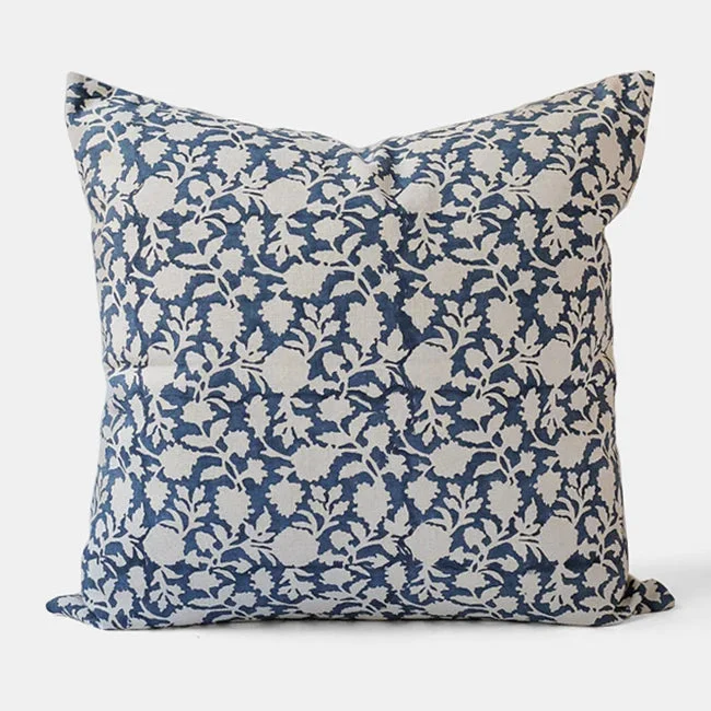 Incredible Savings For A Limited Period Amna Blue Square Pillow