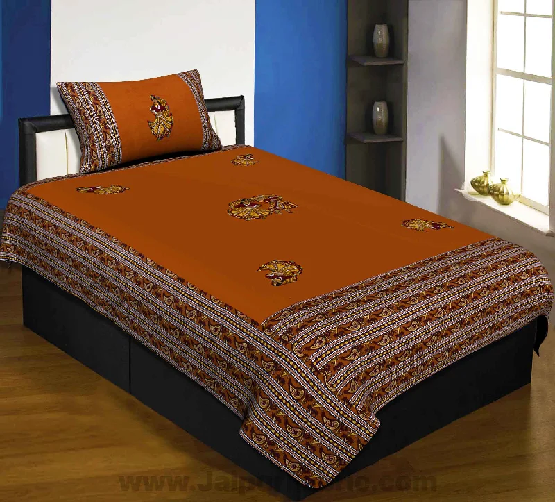 Weekend Shopping Extravaganza Applique Mustard Rajasthani Dance Jaipuri Hand Made Embroidery Patch Work Single Bedsheet Weekend Shopping Extravaganza Applique Mustard Rajasthani Dance Jaipuri Hand Made Embroidery Patch Work Single Bedsheet