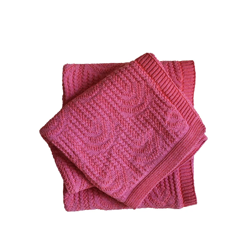 Super Deal Arch Texture Throw in Bubble Gum