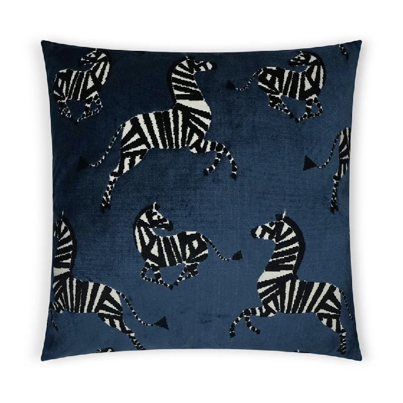 Weekend Savings Spectacle Arusha Pillow, Sapphire