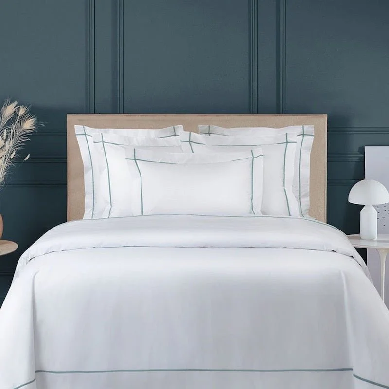 Limited Stock – Hurry Before It'S Gone Athena Fjord Organic Cotton Bedding by Yves Delorme Limited Stock – Hurry Before It'S Gone Athena Fjord Organic Cotton Bedding by Yves Delorme