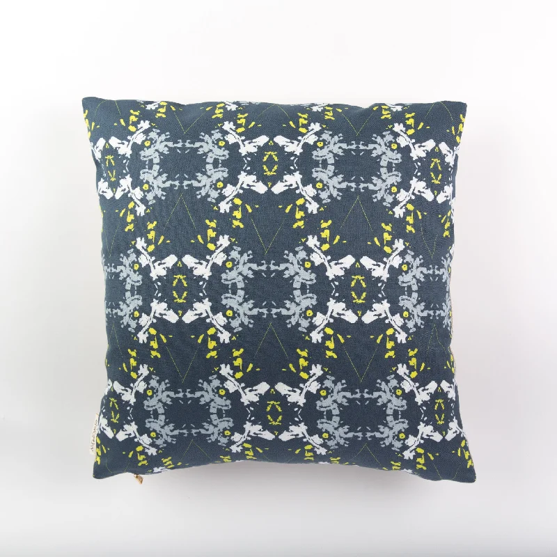 Savings Event Blackish Magic Pillow (Midnight/Chartreuse)