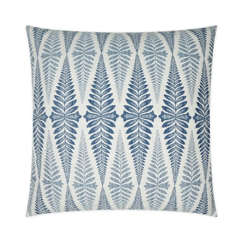 Midnight Madness Fougères Pillow, Indigo