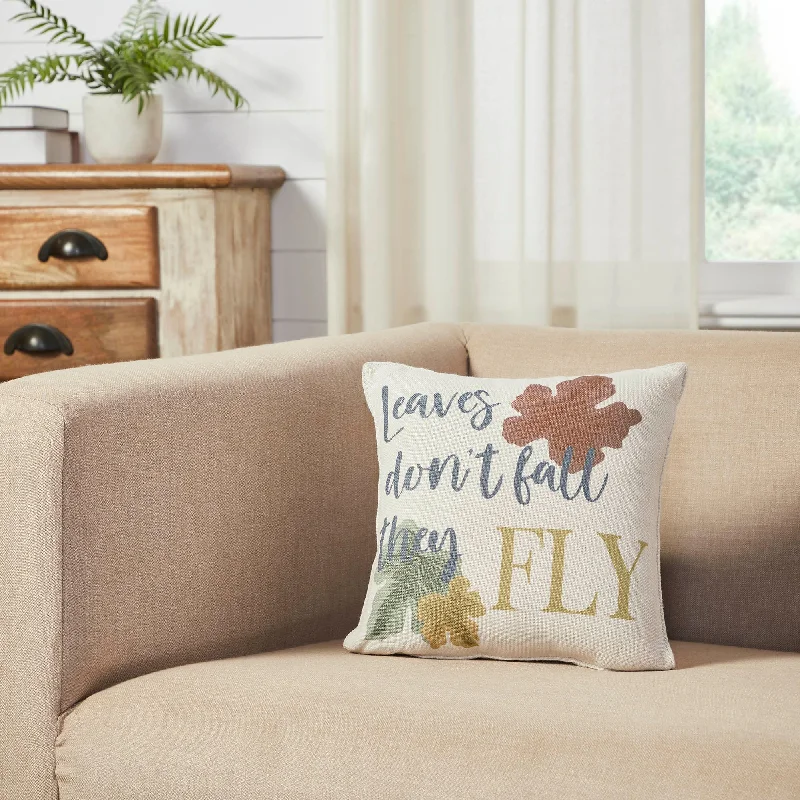 Unbeatable Deal Bountifall Leaves Fly Pillow 12x12