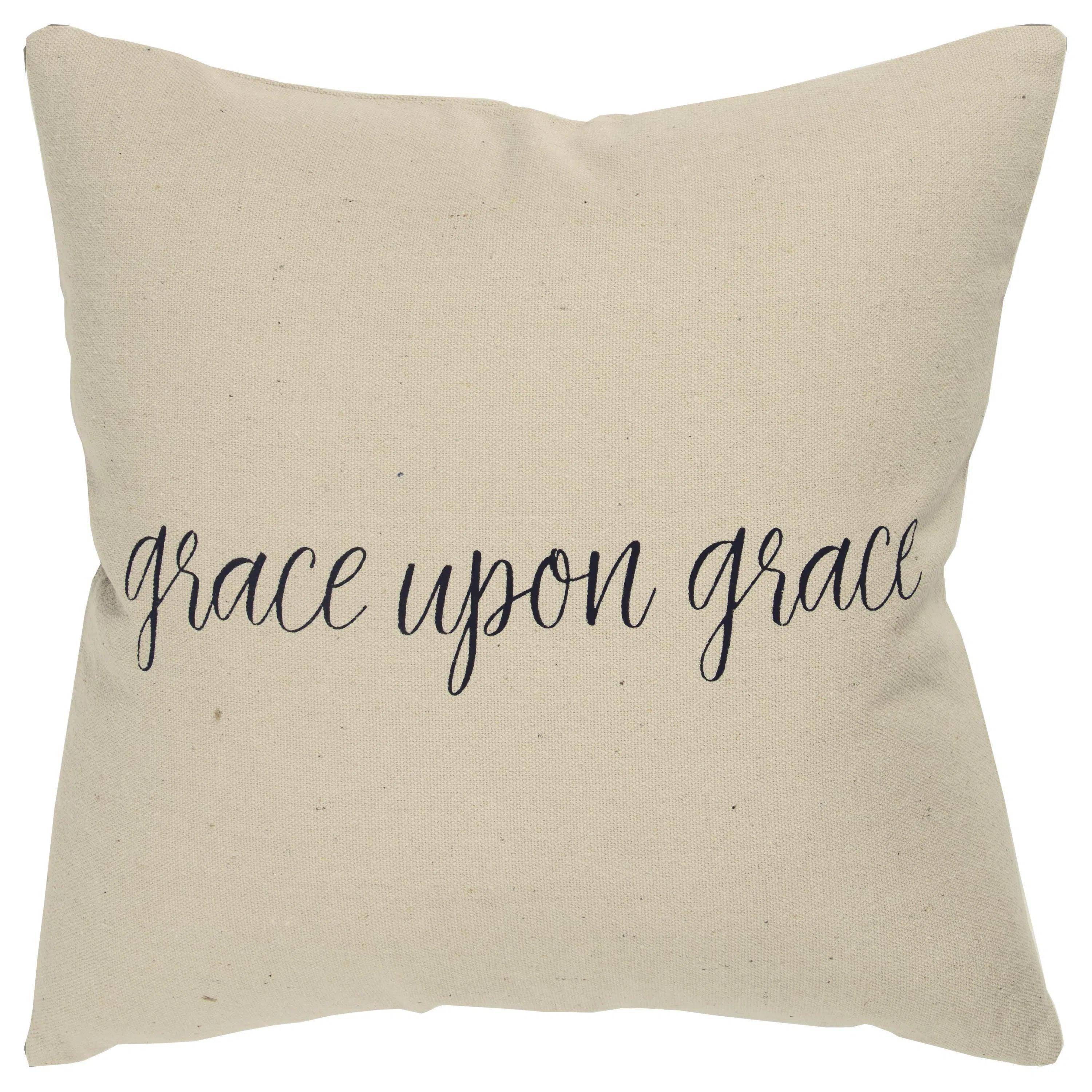 Weekend Deals That Please Brown Faith Throw Pillow Cover With Insert