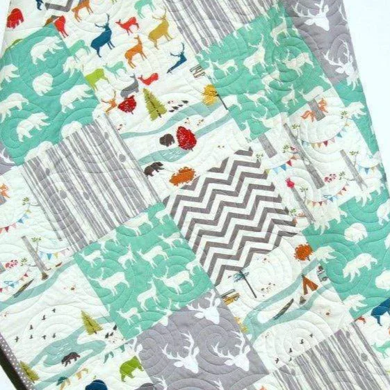 New Arrival Buck Baby Bedding, Boy Deer Quilt, Mint Baby Quilt, Gray, Deer Baby Bedding, Toddler, Gray Deer Quilt, Chevron, Antler Baby Blanket, Gifts New Arrival Buck Baby Bedding, Boy Deer Quilt, Mint Baby Quilt, Gray, Deer Baby Bedding, Toddler, Gray Deer Quilt, Chevron, Antler Baby Blanket, Gifts