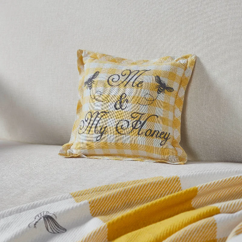 Weekend Specials to Delight Buzzy Bees Me & My Honey Pillow 9x9