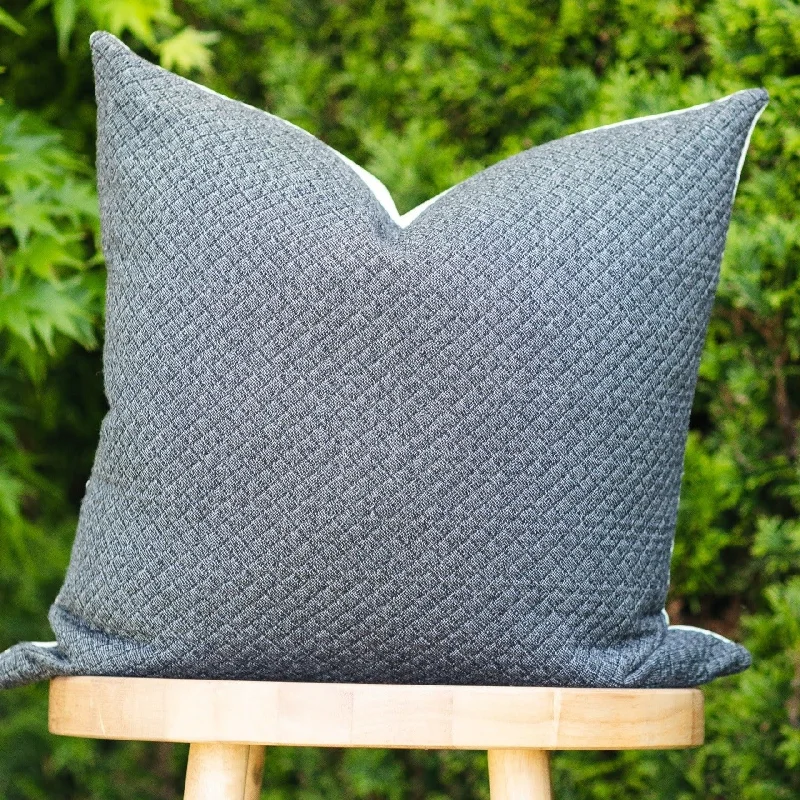 Weekend Offers That Excite CARBON (DARK CHARCOAL) || Geometric Stitched Indoor/Outdoor Pillow Cover Weekend Offers That Excite CARBON (DARK CHARCOAL) || Geometric Stitched Indoor/Outdoor Pillow Cover