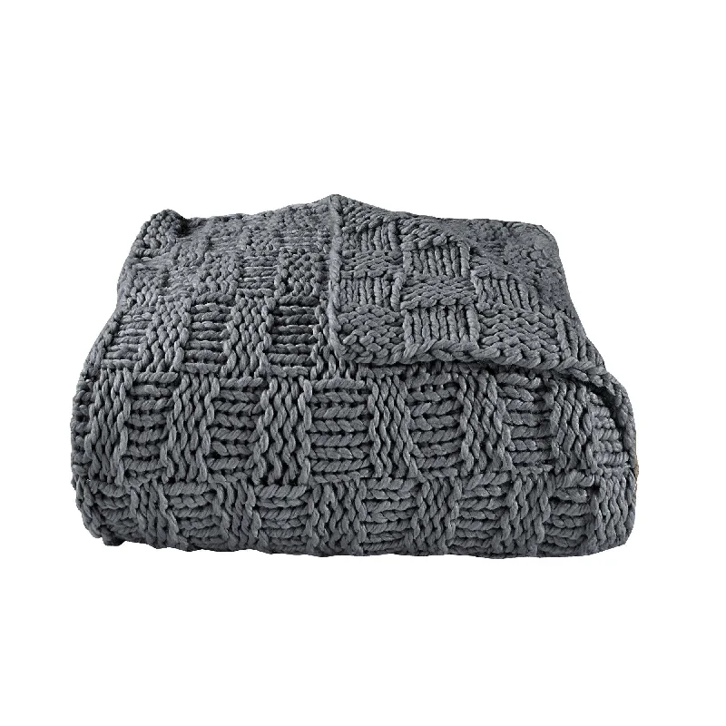 Your Favorite Items Now At Unbeatable Prices Chess Knit Throw Blanket in 4 Colors