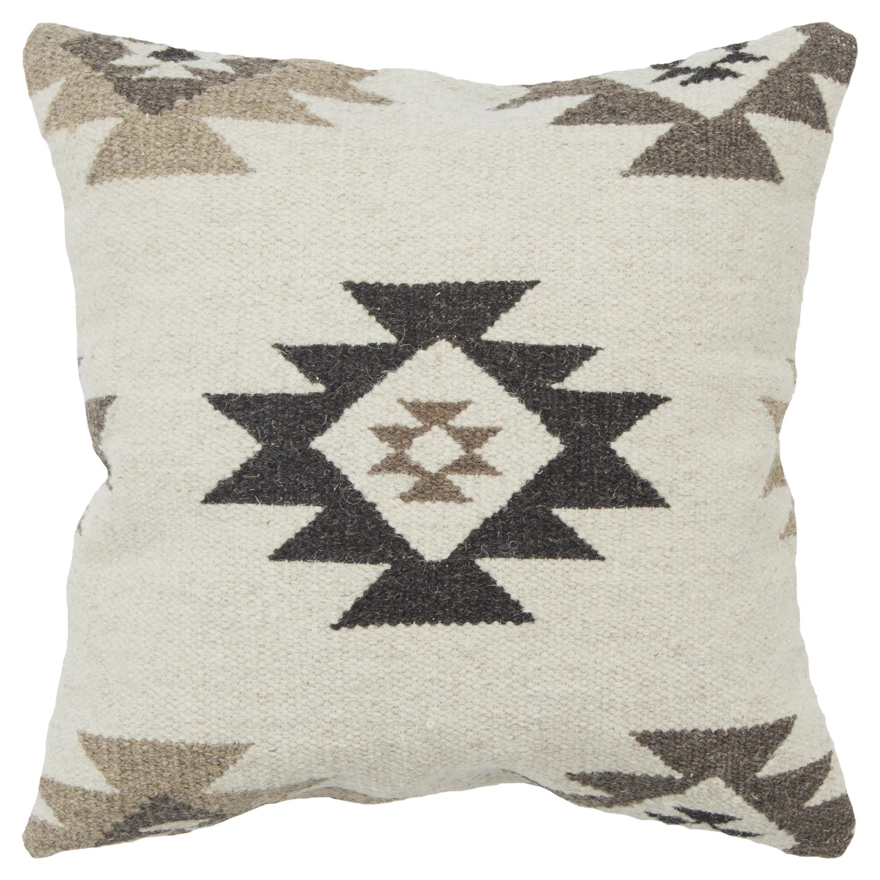 Act Fast Chic Western Throw Pillow With Down Insert