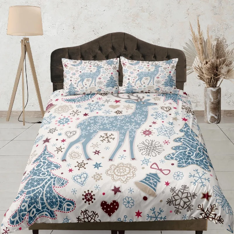 Clearance Items Christmas Duvet Cover Set and Christmas Pillows Reindeer Dorm Bedding Comforter Cover Christmas Gift Clearance Items Christmas Duvet Cover Set and Christmas Pillows Reindeer Dorm Bedding Comforter Cover Christmas Gift