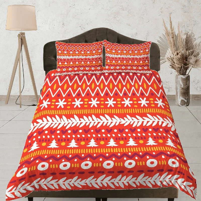 Weekend Deal Christmas Duvet Cover Set with Pillows Christmas Pattern Dorm Bedding Comforter Cover Christmas Gift Weekend Deal Christmas Duvet Cover Set with Pillows Christmas Pattern Dorm Bedding Comforter Cover Christmas Gift