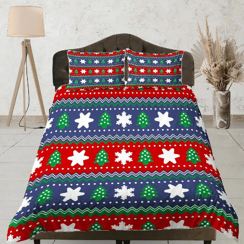 TIME-Limited Offer Christmas Duvet Cover Set with Pillows Christmas Tree Dorm Bedding Comforter Cover Christmas Gift TIME-Limited Offer Christmas Duvet Cover Set with Pillows Christmas Tree Dorm Bedding Comforter Cover Christmas Gift