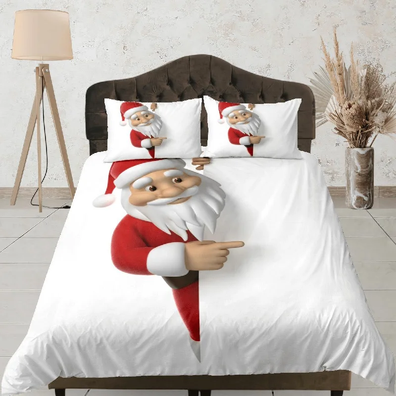 Lowest Price Christmas Duvet Cover Set with Pillows Santa Claus Dorm Bedding Comforter Cover Christmas Gift Lowest Price Christmas Duvet Cover Set with Pillows Santa Claus Dorm Bedding Comforter Cover Christmas Gift