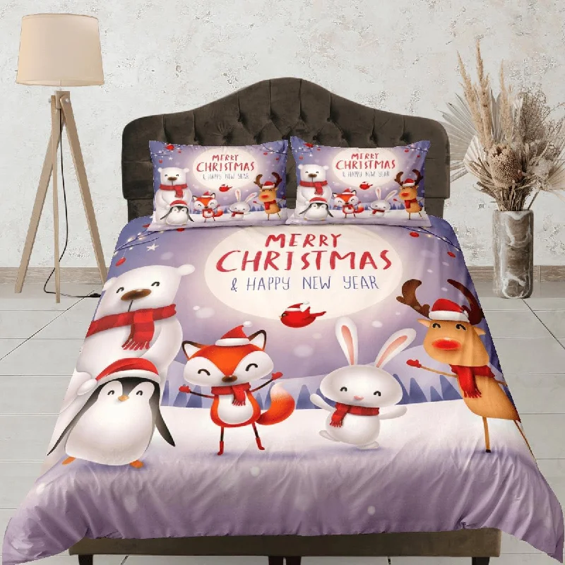 Price Cut Christmas Duvet Cover Set with Pillows Snow Man Winter Dorm Bedding Comforter Cover Christmas Gift Price Cut Christmas Duvet Cover Set with Pillows Snow Man Winter Dorm Bedding Comforter Cover Christmas Gift