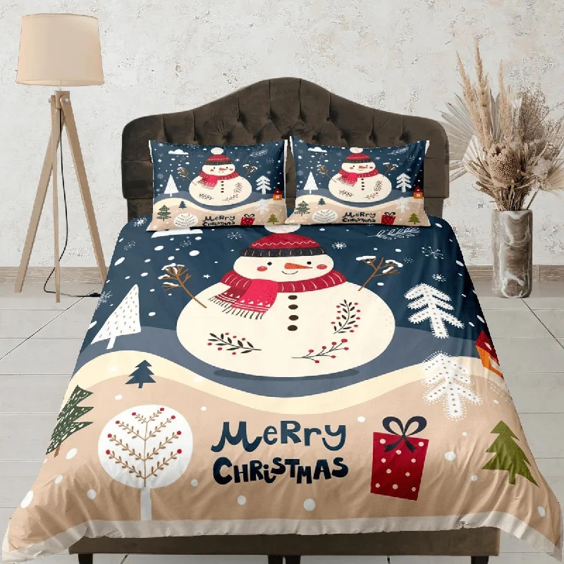 New Markdowns Christmas Duvet Cover Set with Pillows Snow Man Winter Dorm Bedding Comforter Cover Christmas Gift New Markdowns Christmas Duvet Cover Set with Pillows Snow Man Winter Dorm Bedding Comforter Cover Christmas Gift
