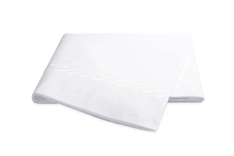 Loyalty Reward Classic Chain Bedding White by Matouk