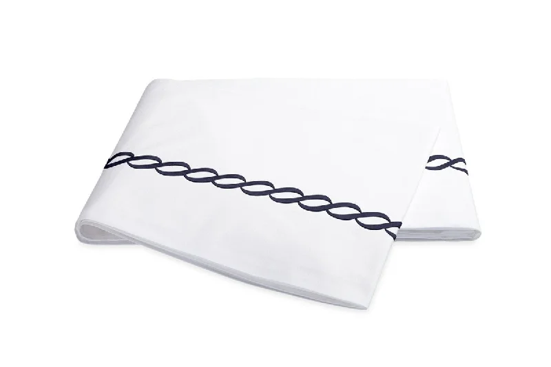 Savings Alert Classic Chain Navy Blue Bedding by Matouk