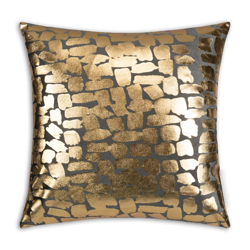 Weekend Deals That Spark Inspire Me! Home Decor Becca Charcoal Gold Pillow