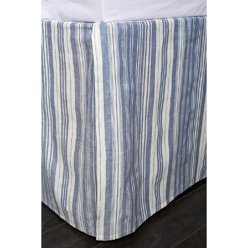 Deal of the Day Cottage Home Adion 18-inch Drop 3 Piece Tuck in Twin Bed Skirt