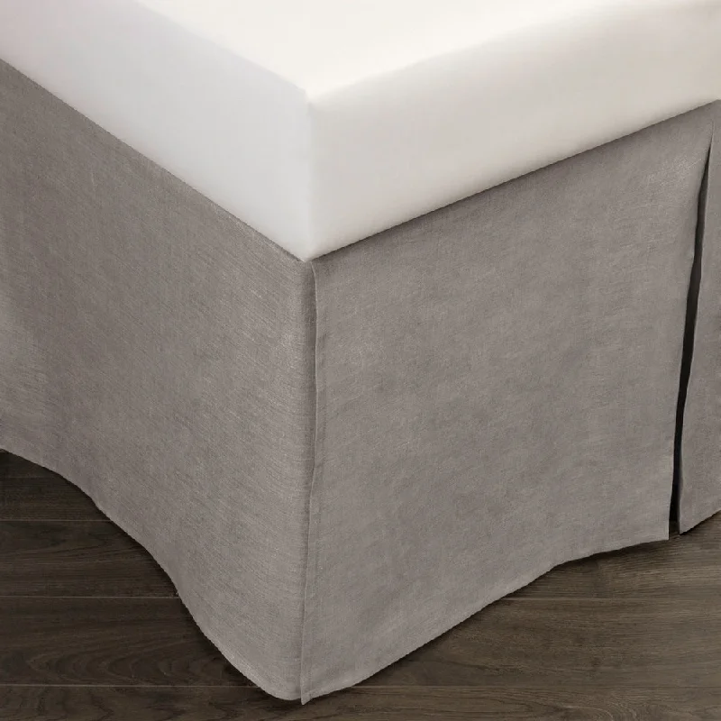 Closeout Deal Cottage Home Amara Linen 3 Piece Tuck in Bed Skirt
