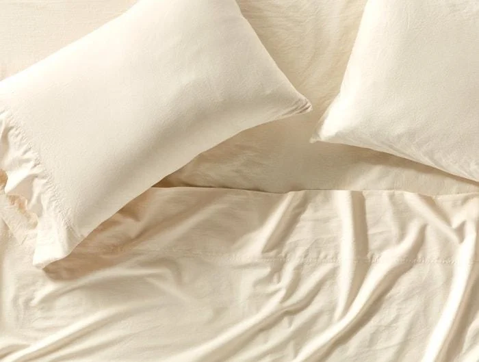 Weekend Specials to Savor Organic Relaxed Sateen Undyed Bedding by Coyuchi