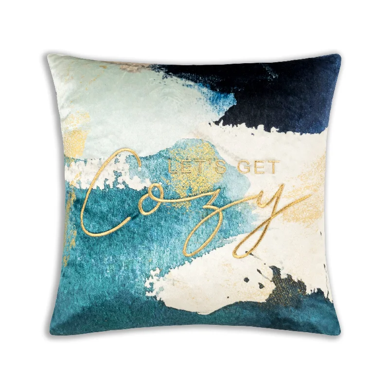 Overstock Cozy Multi Color Print Pillow