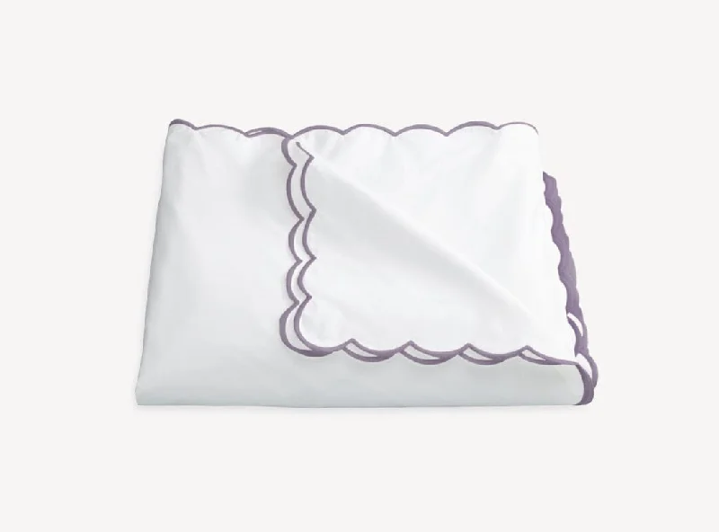 Weekend Specials You Can't Miss Dakota Scallop Deep Lilac Bedding by Matouk