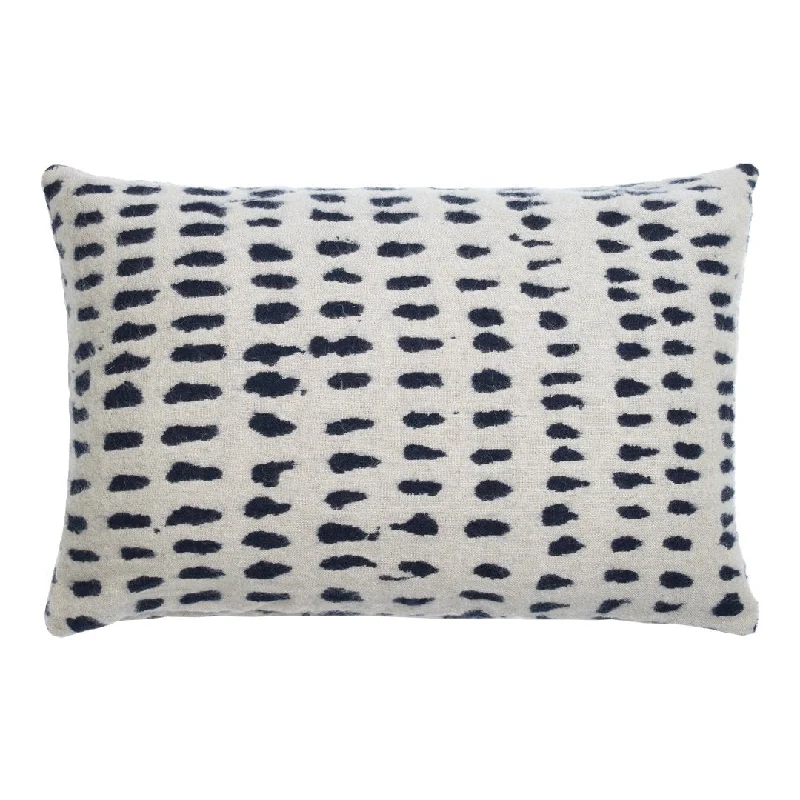 Can't Miss Mystic Ink Dots Rectangle Lumbar Cushion