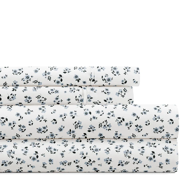 Quick Deals Ditsy Floral 4-Piece Pattern Sheet Set