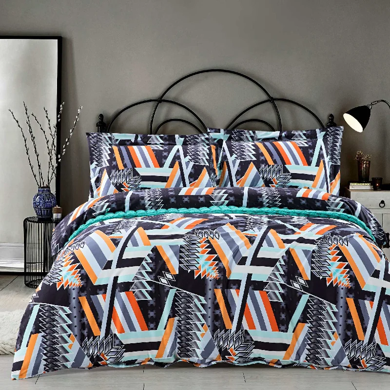 Epic Deals 100% Long-Staple Cotton 3 PCS Duvet Cover Set - Brooklyn