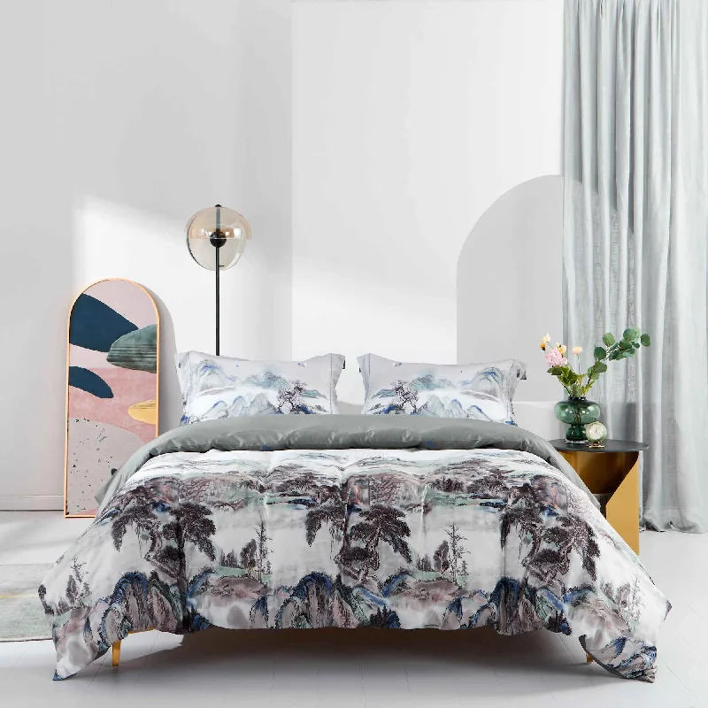 Mega Deal 100% Long-Staple Cotton 3 PCS Duvet Cover Set - Vincent