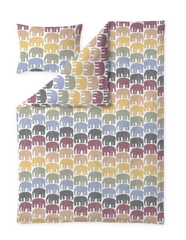 Friends and Family Sale Elefantti multi Duvet cover set