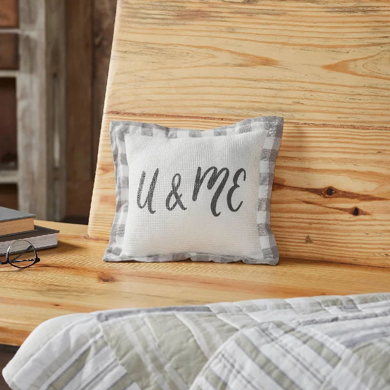 Price Slash Finders Keepers U & Me Pillow 9x9
