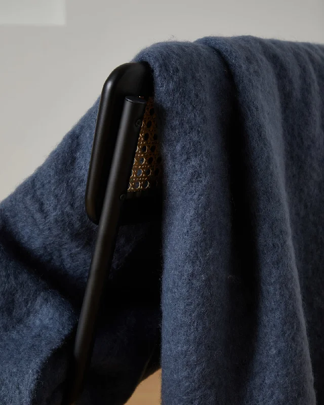 Hurry In Foxford Hague Blue Mohair Throw
