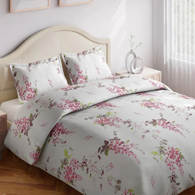 Online Exclusive Garden Floral Magic 100% Cotton Double Bed Size,186 TC