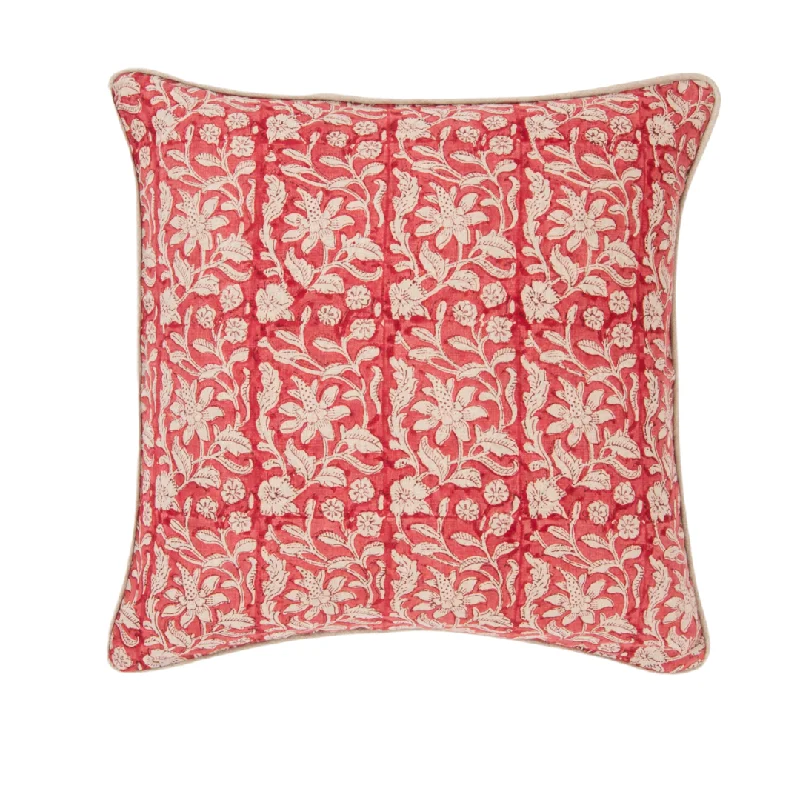 Weekend Savings Spectacle Gardenia Salmon/Clay Decorative Pillow Cover