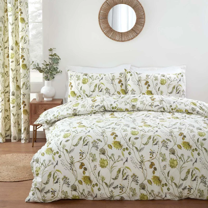 Price Slash Grove Duvet Cover Set Fennel