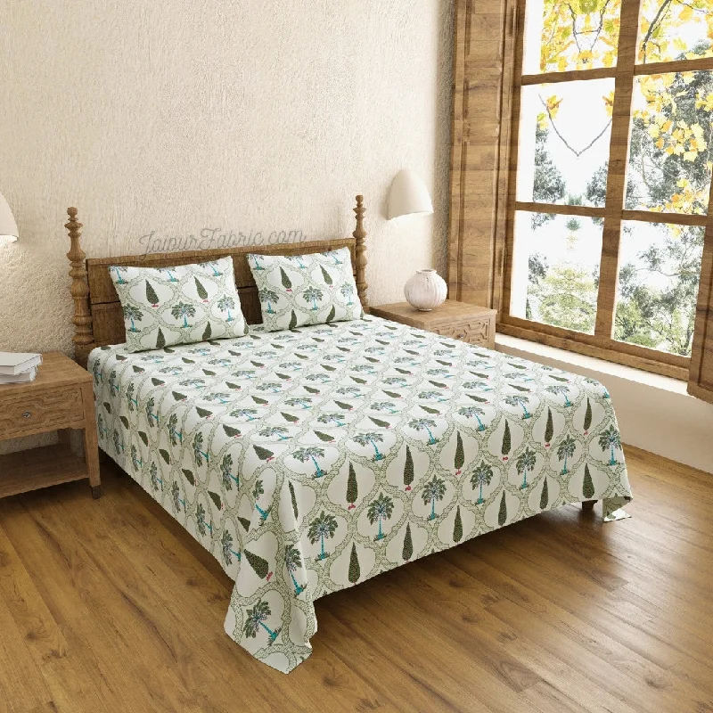 Seasonal Sale Hand Block Printroots Printed King Size Bedsheet with Intricate Floral Designs Seasonal Sale Hand Block Printroots Printed King Size Bedsheet with Intricate Floral Designs