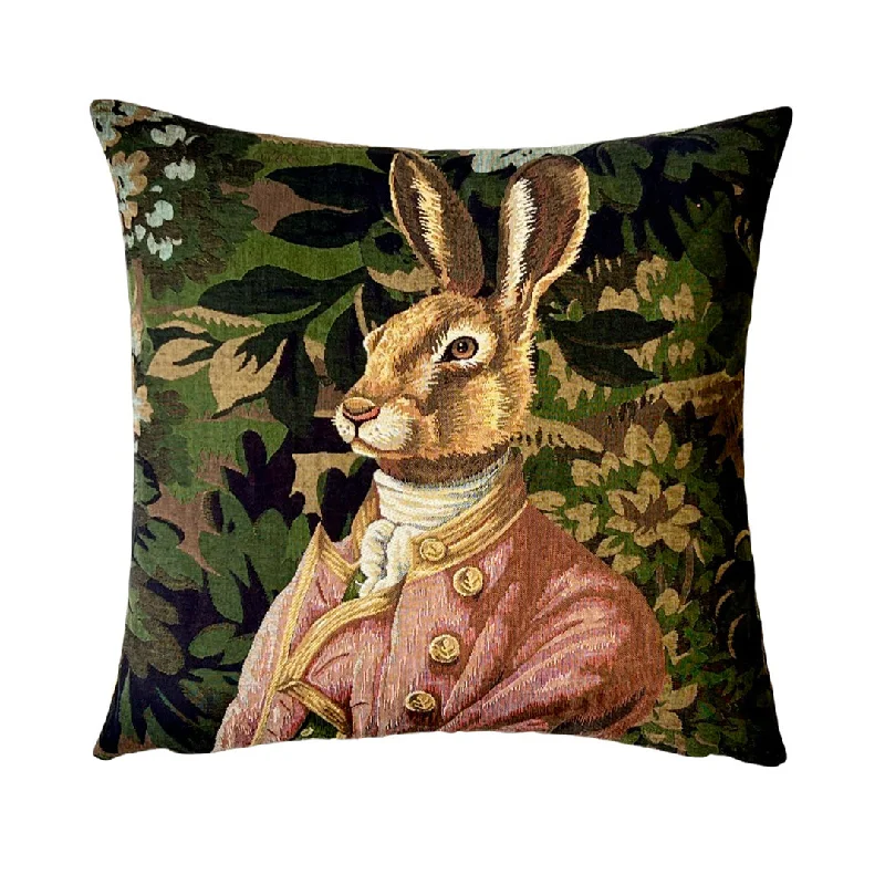 Special Discount Woodland Hare Tapestry Pillow