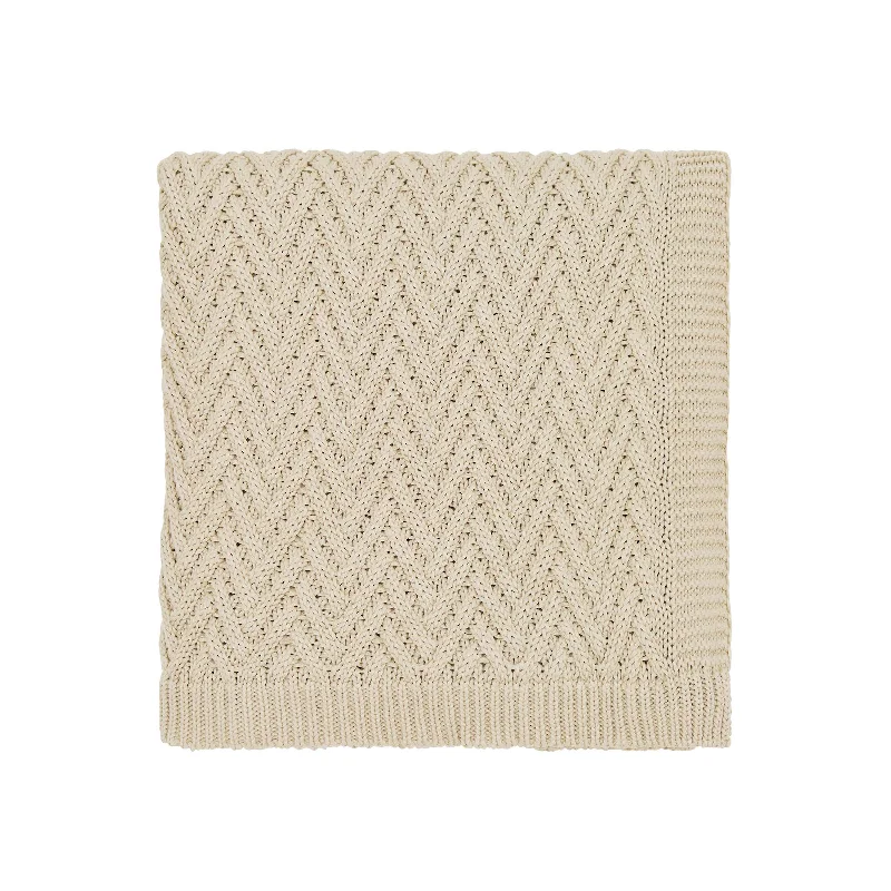 YEAR-End Clearance Harris Chunky Knit Throw, Linen