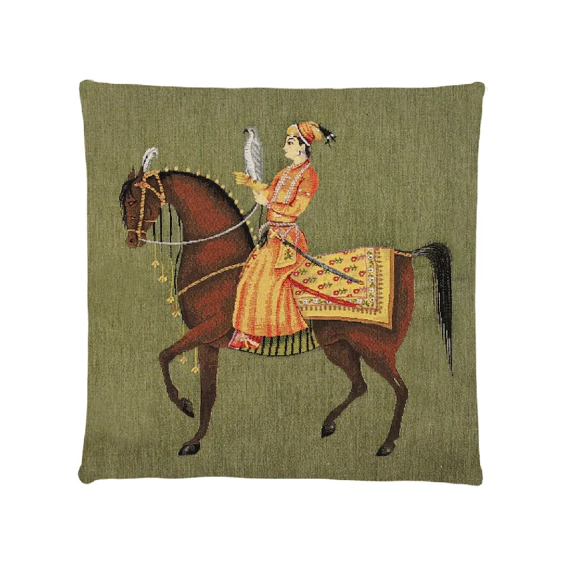 Weekend Discounts to Snag Show Horse Pillow, Facing Left