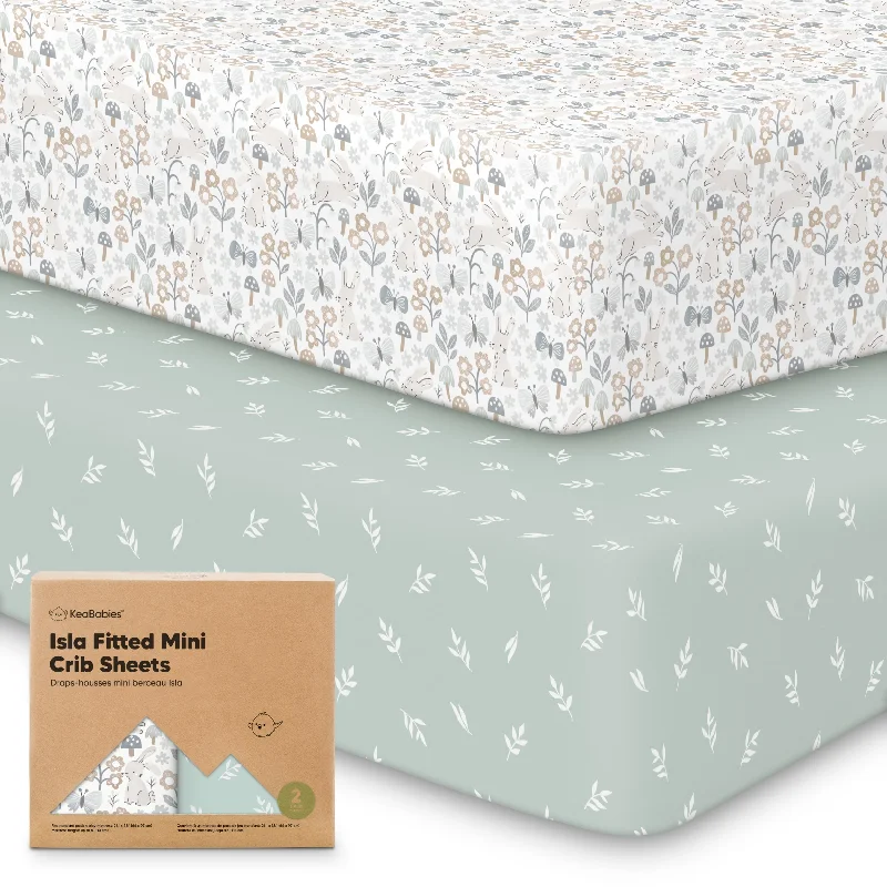 The Best Deal Isla Fitted Mini Crib Sheets (Prairie)