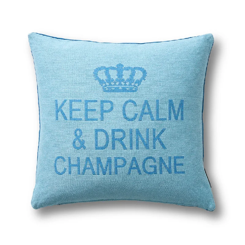 New Arrival Keep Calm & Drink Champagne Pillow