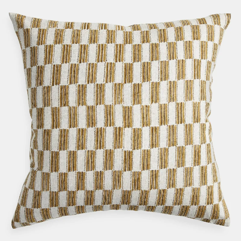 New Deal Lagos Saffron Square Pillow