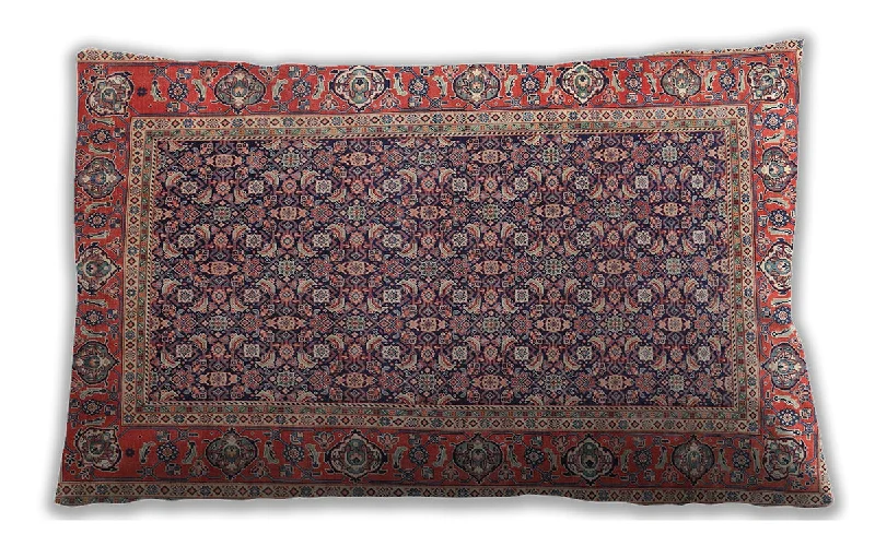 Weekend Bargains to Love Traditional Classic Indoor Outdoor Rectangular Brown Red Lumbar Throw Pillow, 13 inch by 19 inch, lbtr1047 Weekend Bargains to Love Traditional Classic Indoor Outdoor Rectangular Brown Red Lumbar Throw Pillow, 13 inch by 19 inch, lbtr1047